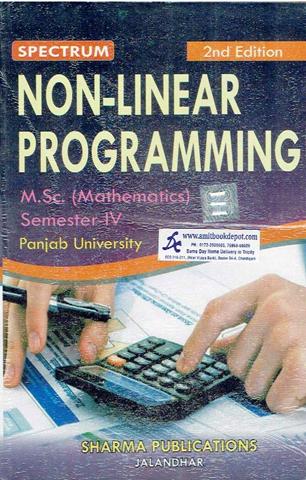 Spectrum Non Linear Programming MSc Mathematics 4th Semester PU