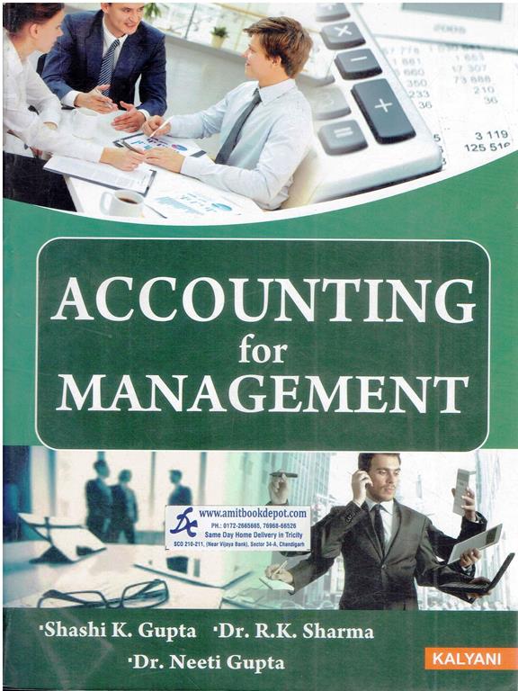 Accounting for Management BBA 6th Semester PU Chandigarh