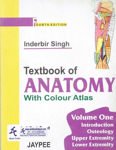 Textbook of Anatomy With Colour Atlas Vol 1 (OLD)