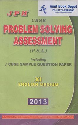 CBSE Problem Solving Assessment PSA Including CBSE Sample Question Paper 11th Class