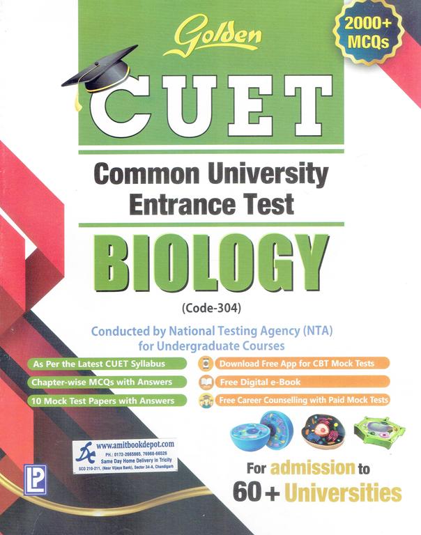 Golden CUET Biology for Undergraduate Courses