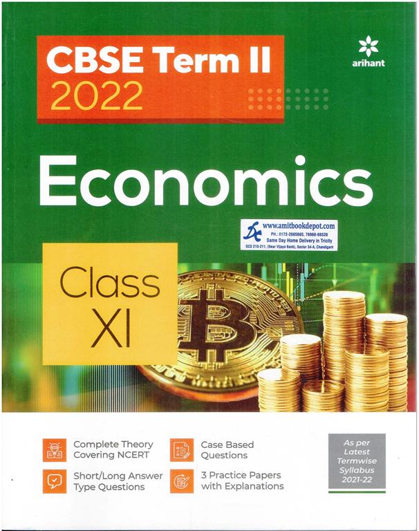 Arihant CBSE Term 2 2022 Economics Sample Papers for Class 11th