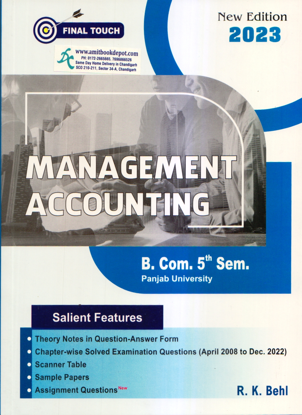 Final Touch Management Accounting BCOM 5th Semester PU Chandigarh