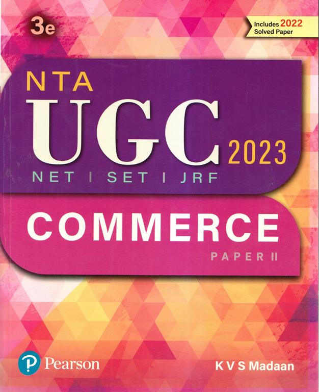 NTA UGC NET SET JRF Commerce (Paper-2) 3rd edition 2023