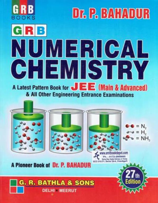 GRB Numerical Chemistry A Latest Pattern Book for Jee Main and Advanced