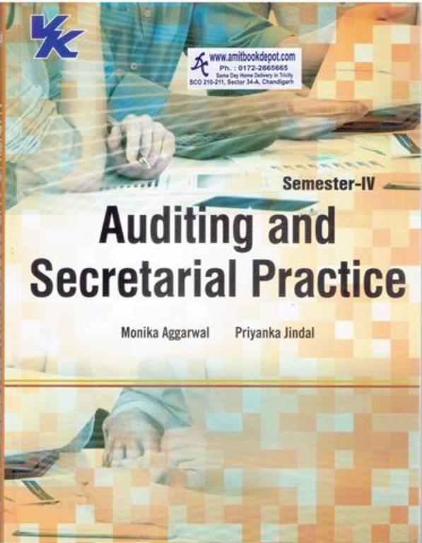 Auditing and Secretarial Practice BCom 4th Semester PU Chandigarh