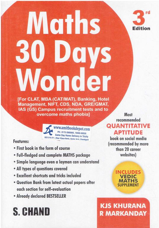 Maths 30 Days Wonder 3rd Edition