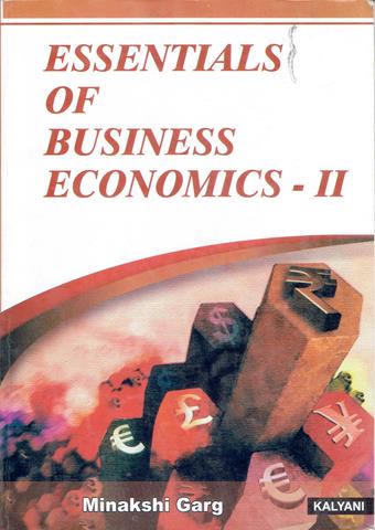 Essentials of Business Economics 2 BBA 2nd Sem PU (OLD)