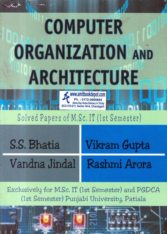 Computer Organisation and Architecture Solved Paper MSc IT 1st Sem PU (OLD)