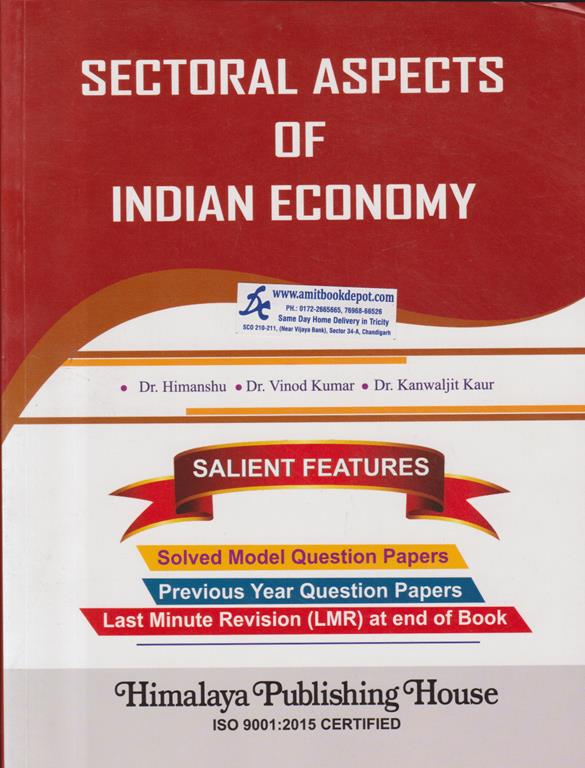 Himalaya Sectoral Aspects of Indian Economy BCom 6th Semester PU Chandigarh