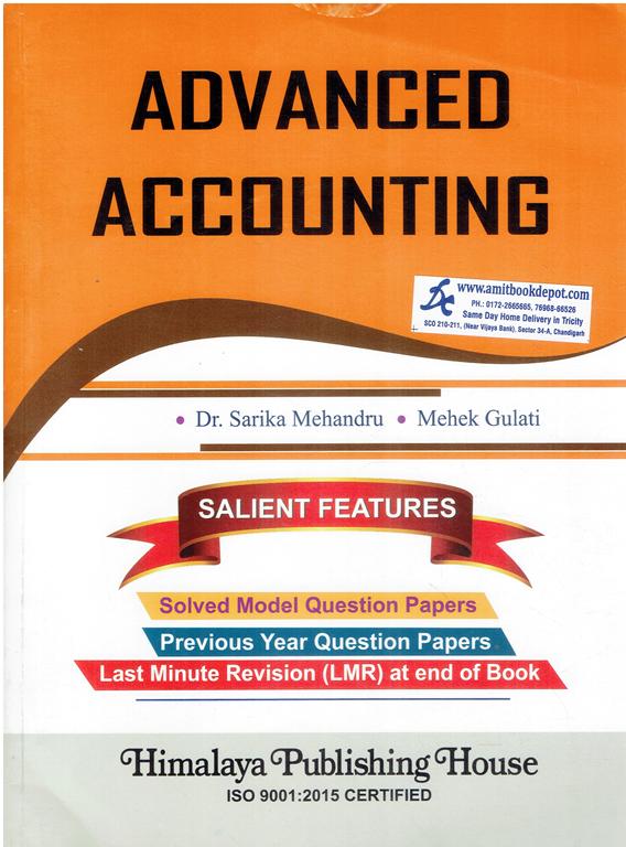 Himalaya Advanced Accounting BCom 4th Sem PU (NEW)