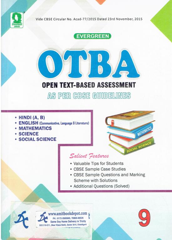 OTBA Open Text Based Assessment As Per CBSE Guidelines for 9th Class