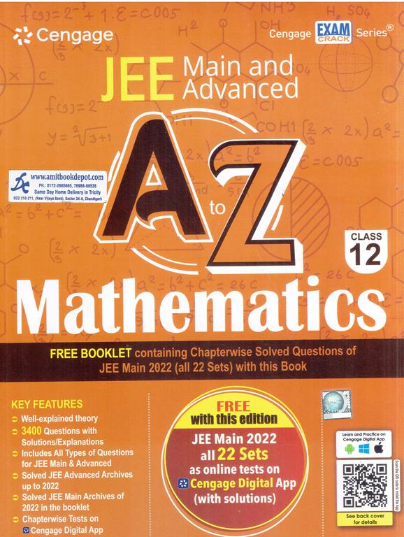 A To Z Mathematics for JEE Main Advanced Class 12th (NEW)