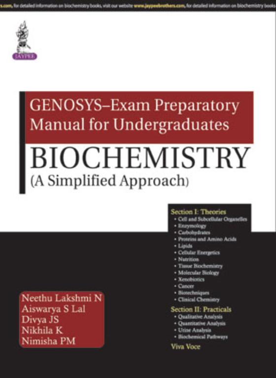 GENOSYS Exam Preparatory Manual for Undergraduates Biochemistry (NEW)