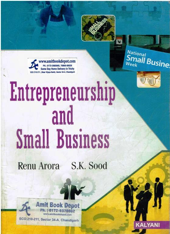 Entrepreneurship and Small Business BBA 5th Semester PU Chandigarh