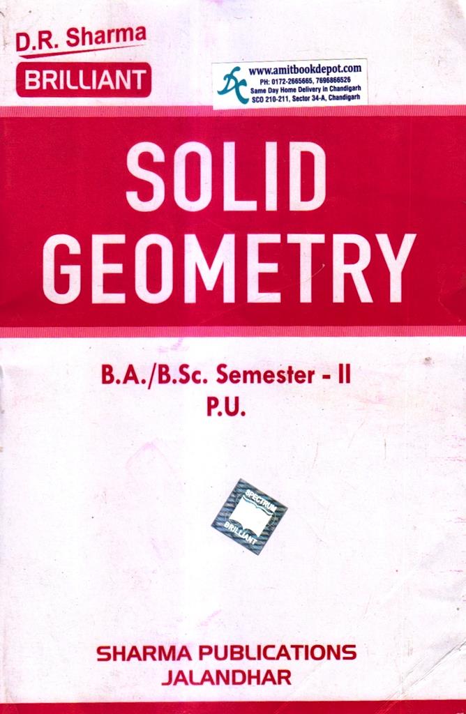 Brilliant Solid Geometry BA and BSc 2nd Semester PU