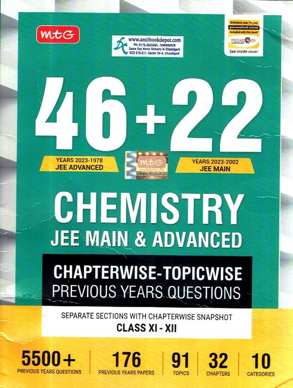 MTG 46+22 Years Chapterwise Solutions JEE Advanced Chemistry