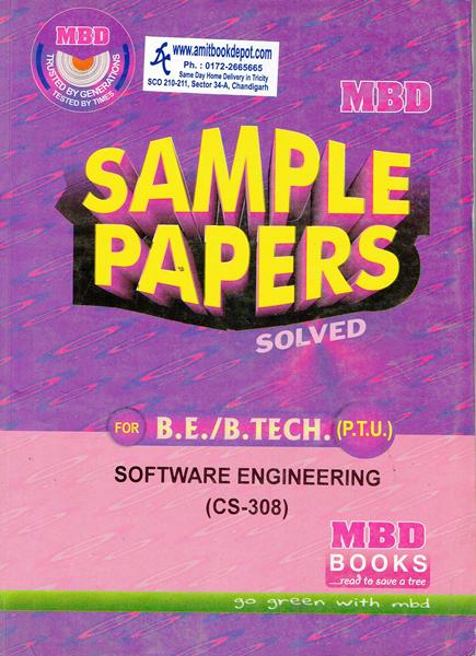 MBD Sample Paper Software Engineering for BE and BTech PTU