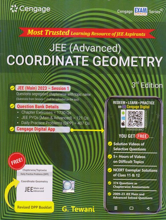 Cengage Coordinate Geometry for JEE (Advanced) 3rd Edition 2023