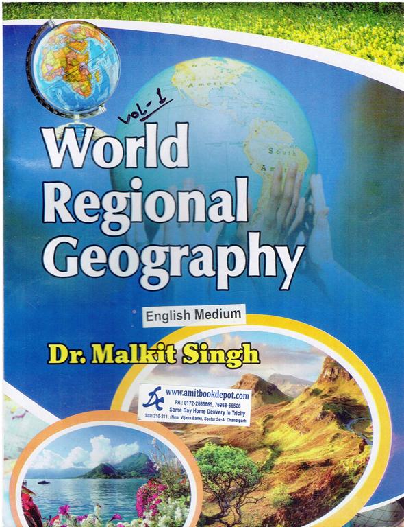 World Regional Geography Vol 1 for BA and BSc Students (English Medium)