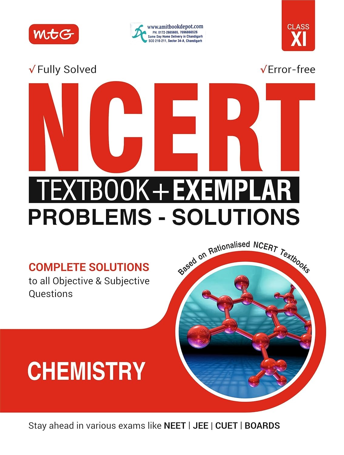 MTG NCERT Textbook and Exemplar Problems Solutions Chemistry for Class 11th