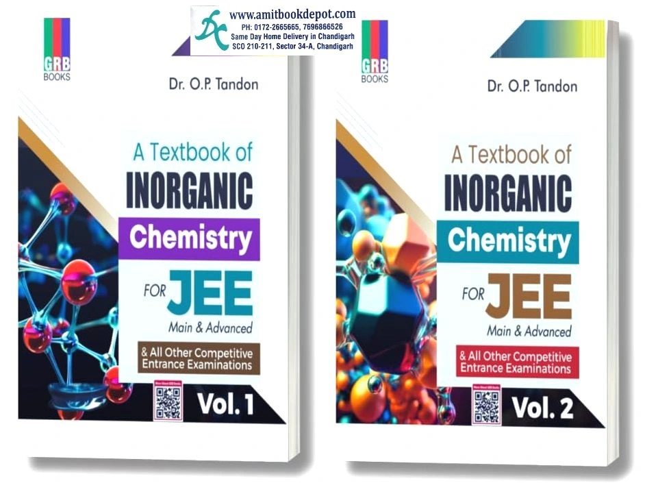 GRB A Textbook Of Inorganic Chemistry Programme for JEE Main and Advanced (Set of Two )