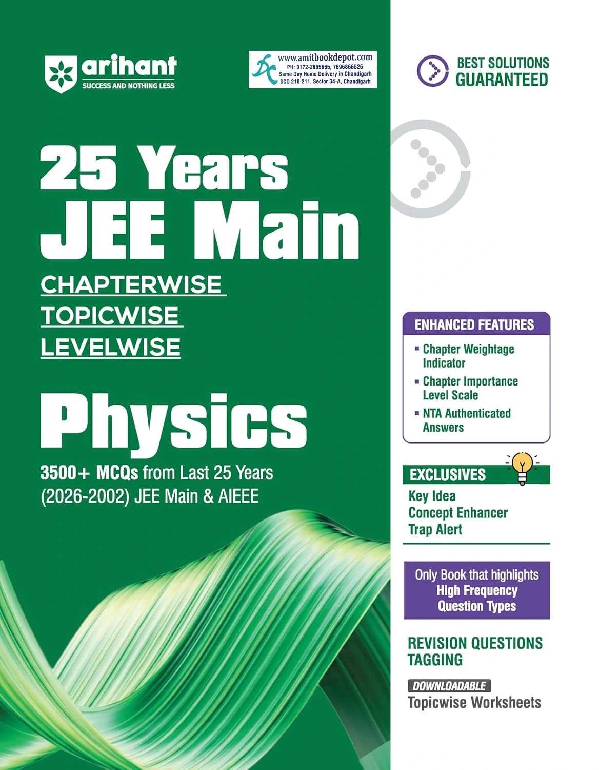 Arihant JEE Main Physics 25 Years Chapterwise Topicwise Solved Papers