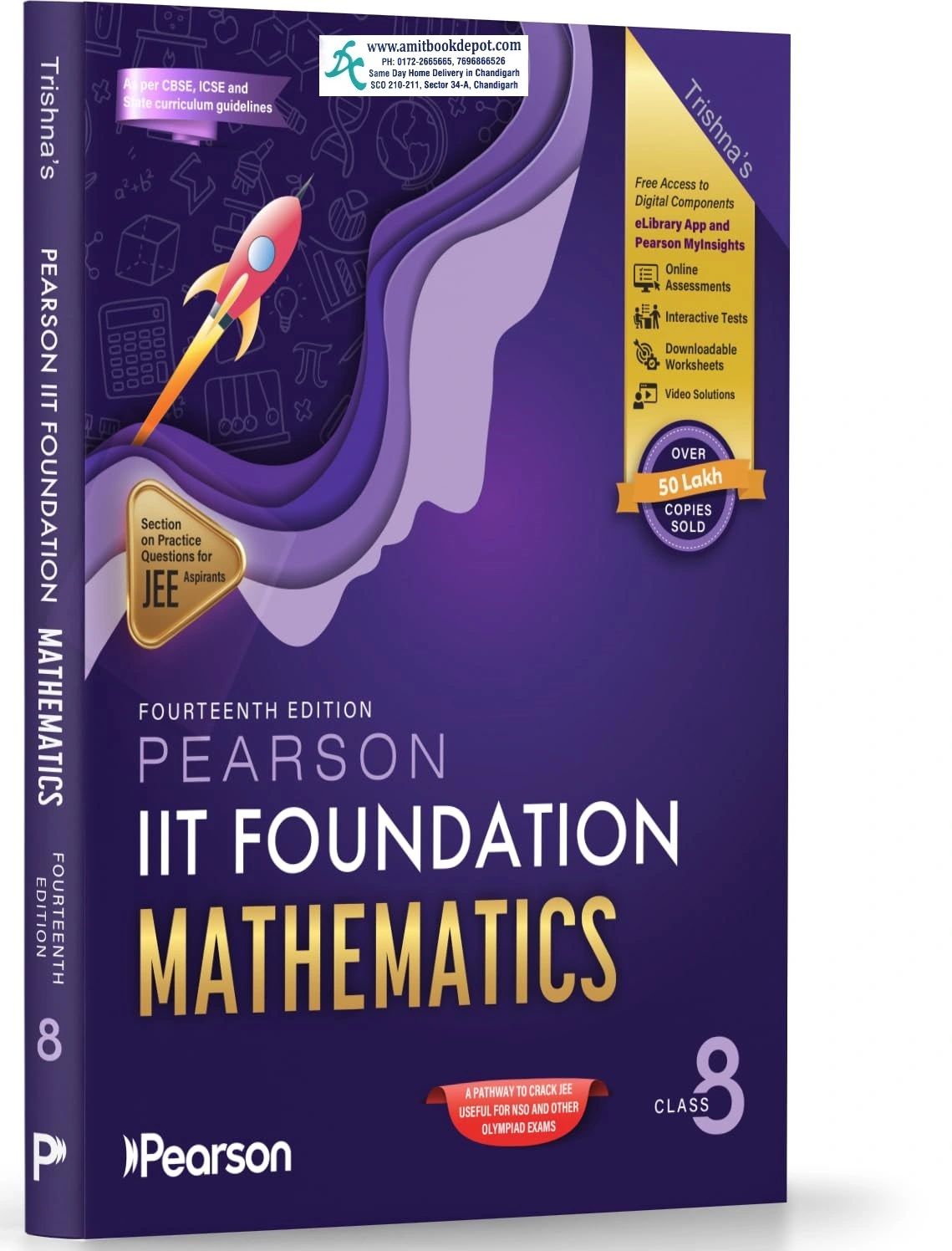 Pearson IIT Foundation Series Mathematics for Class 8th