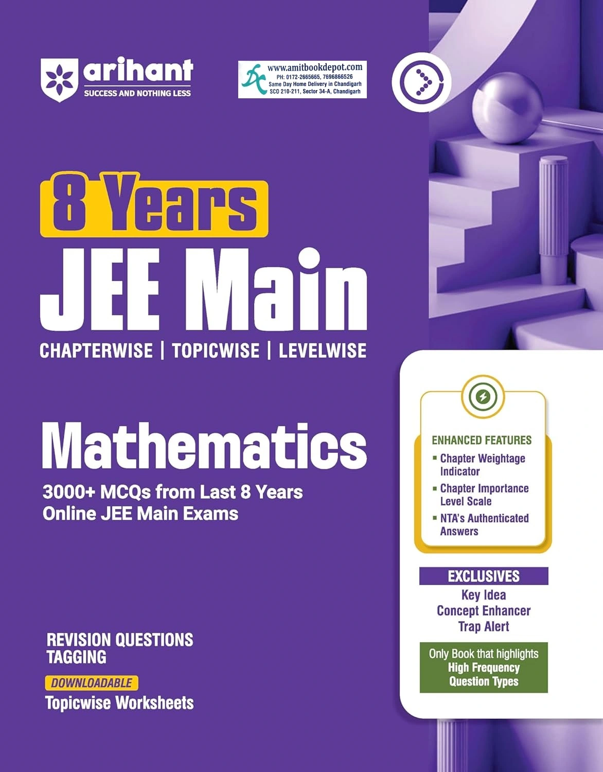 Arihant 8 Years JEE MAIN Chapterwise Topicwise Solved Paper MATHEMATICS