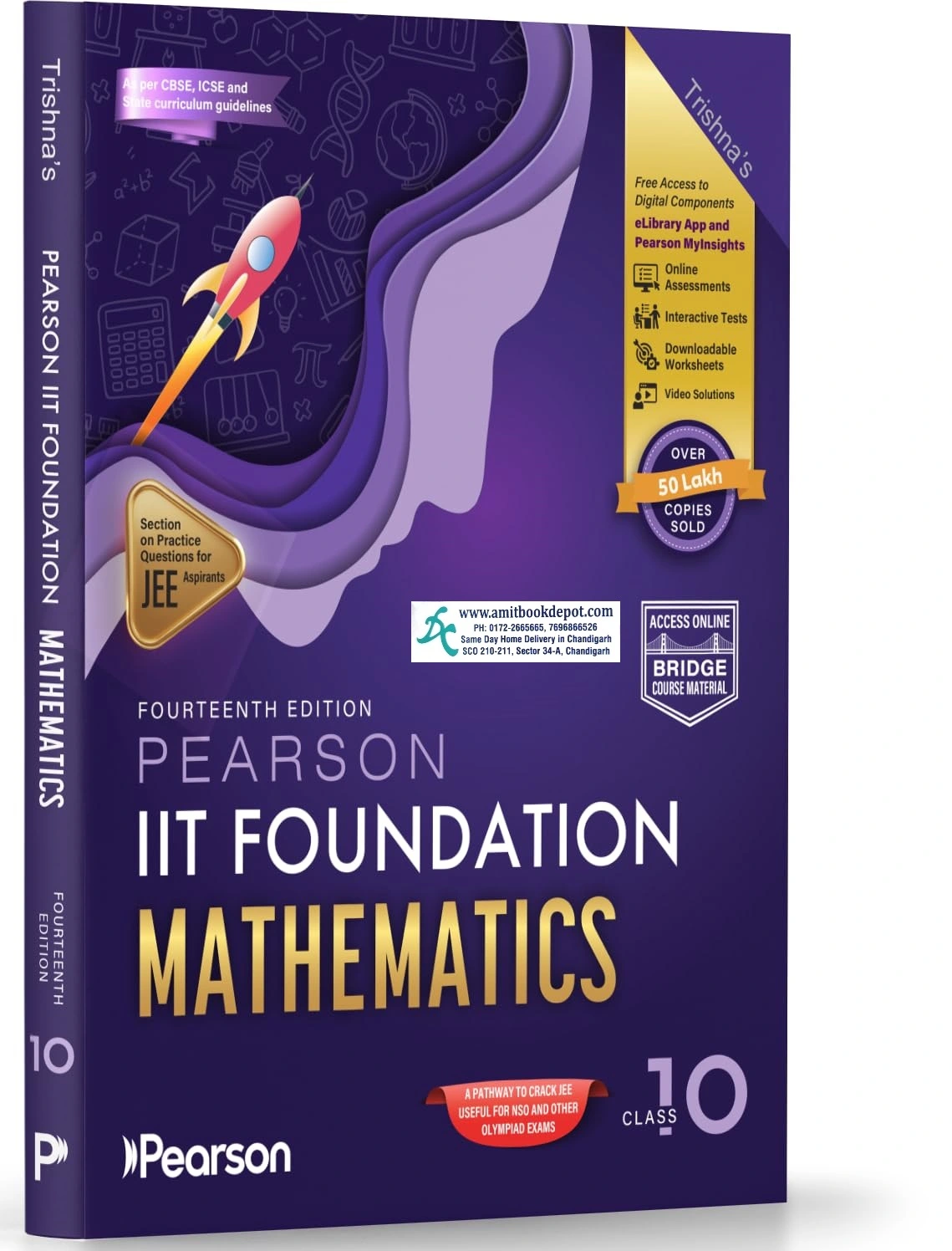 Pearson IIT Foundation Series Mathematics Class 10th