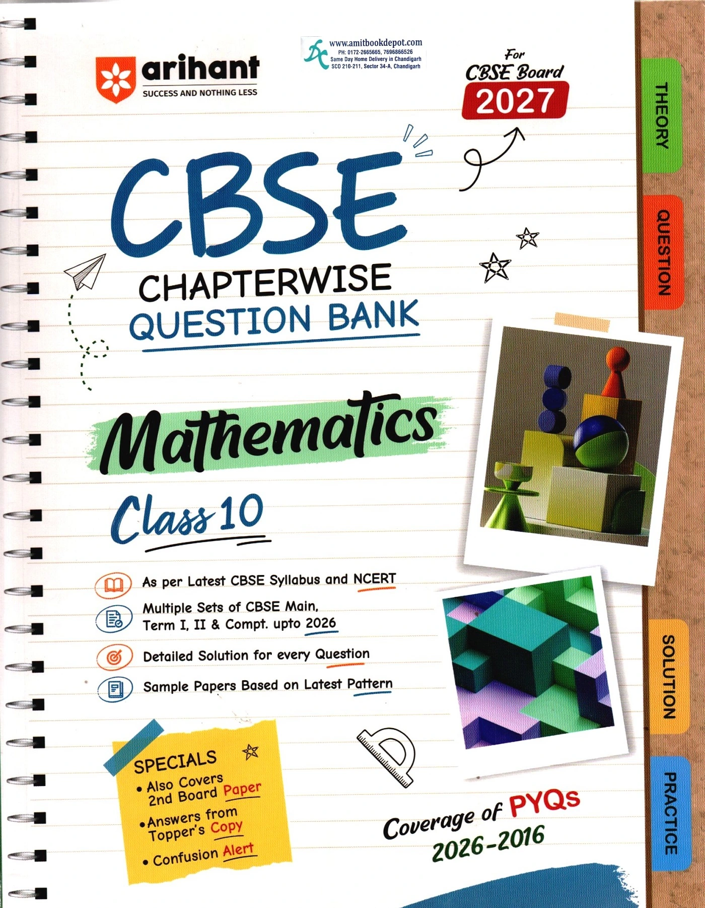 Arihant CBSE Chapterwise Question Bank Mathematics For Class 10th 2027