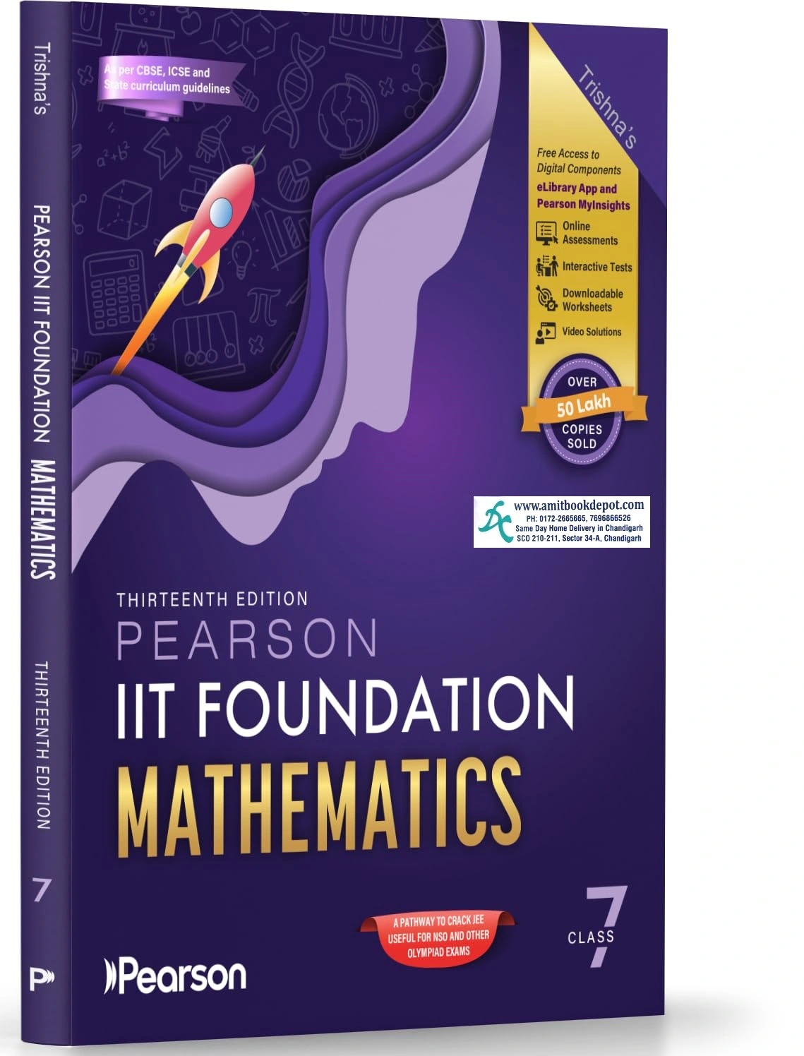 Pearson IIT Foundation Series Mathematics for Class 7th