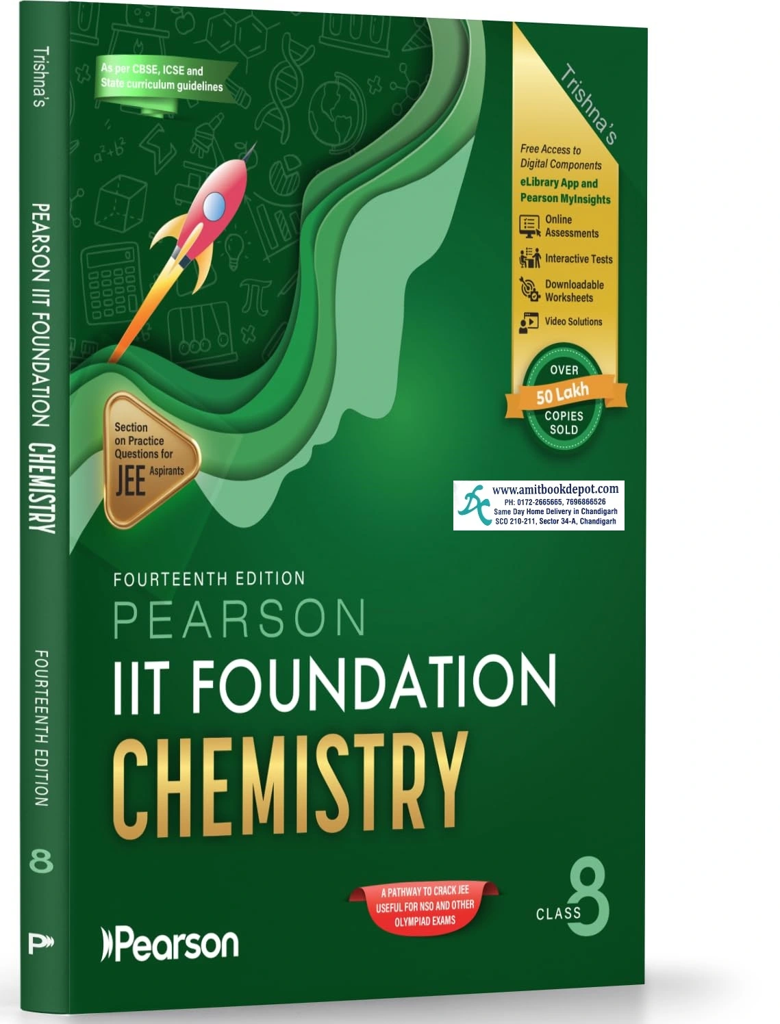 Pearson IIT Foundation Series Chemistry for Class 8th