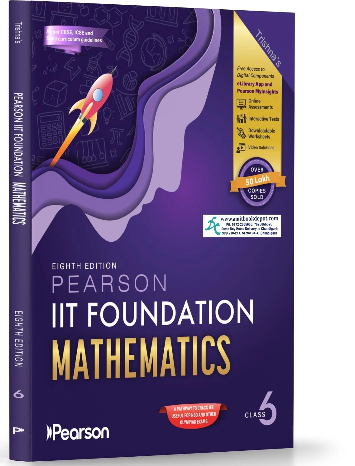 Pearson IIT Foundation Series Mathematics for Class 6th