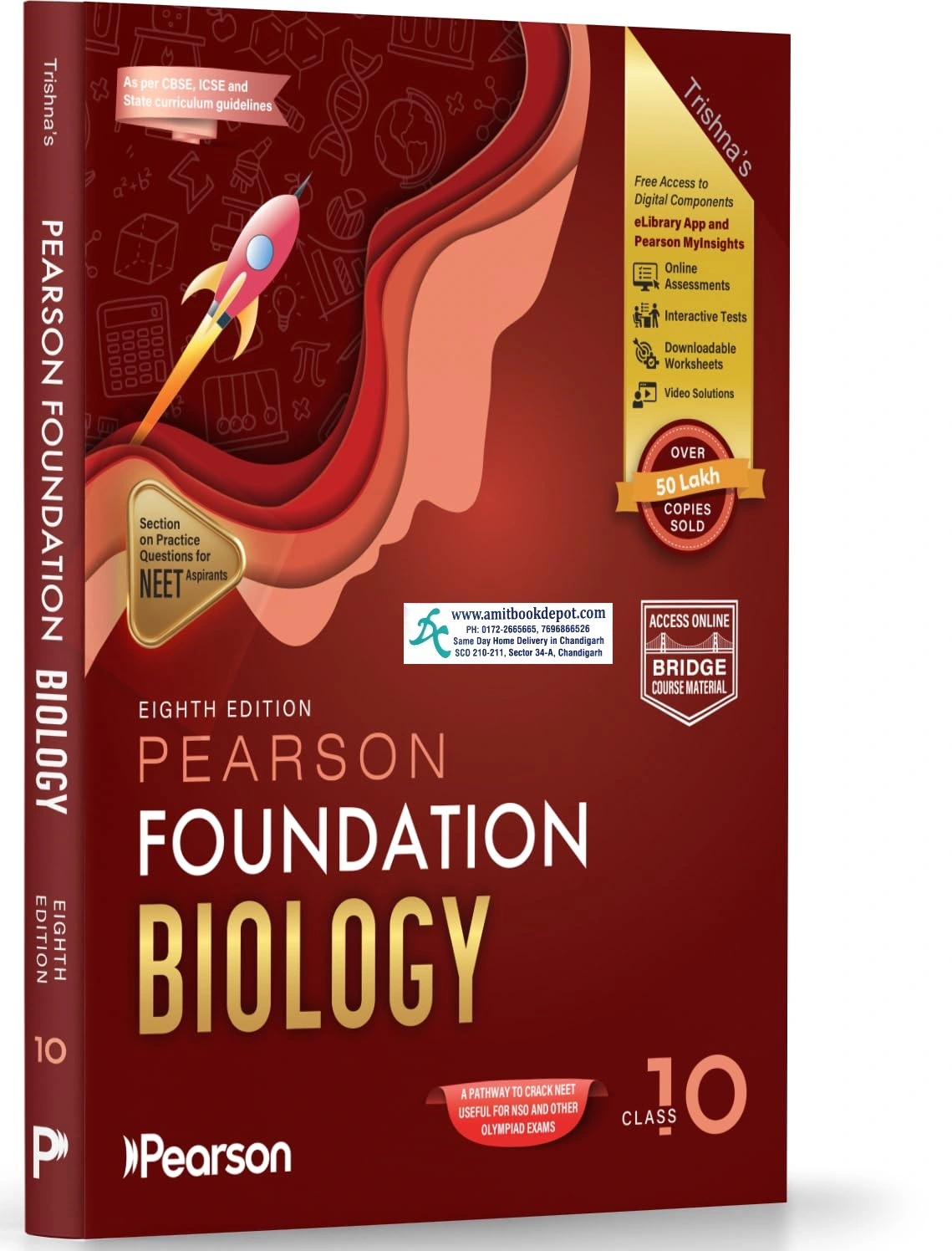 Pearson IIT Foundation Series Biology Class 10th