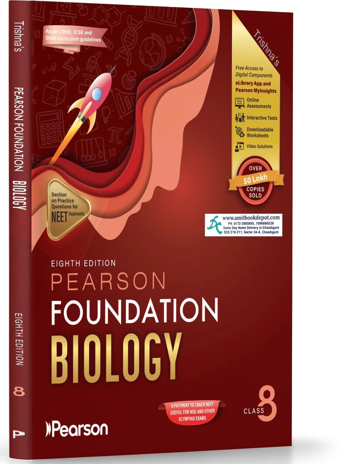 Pearson IIT Foundation Series Biology For Class 8th