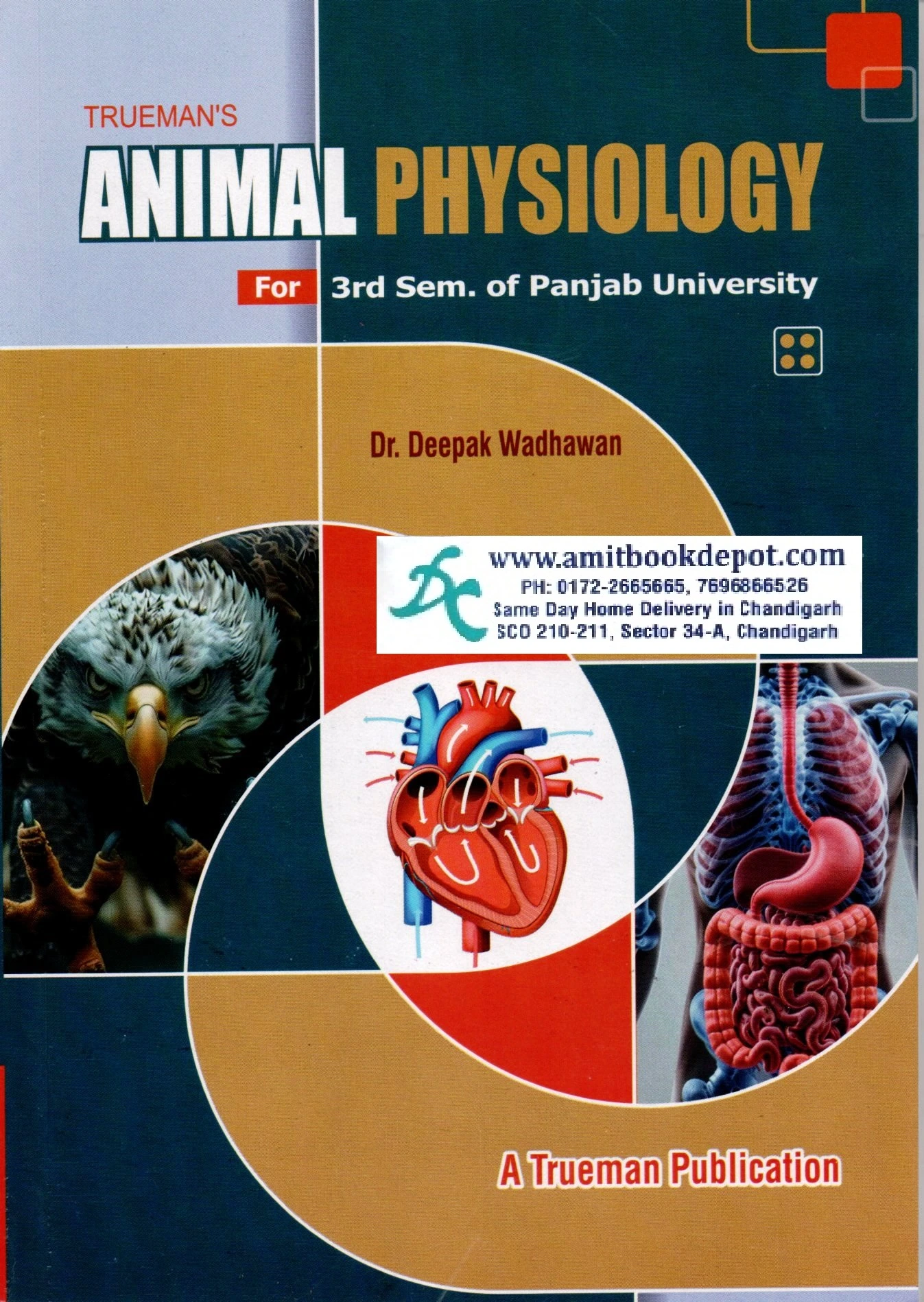 Trueman Animal Physiology For BSc 3rd Semester Panjab University Chandigarh