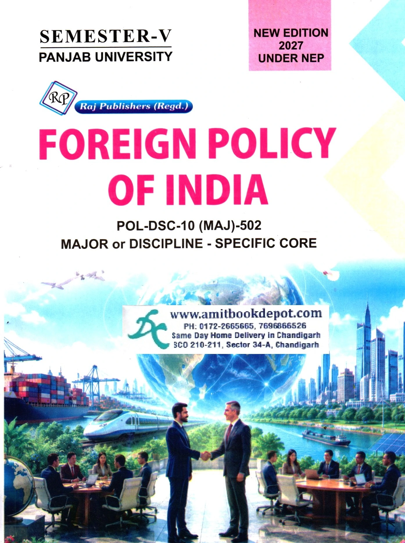 Raj Foreign Policy of India For BA 5th Semester Panjab University Chandigarh (NEP)