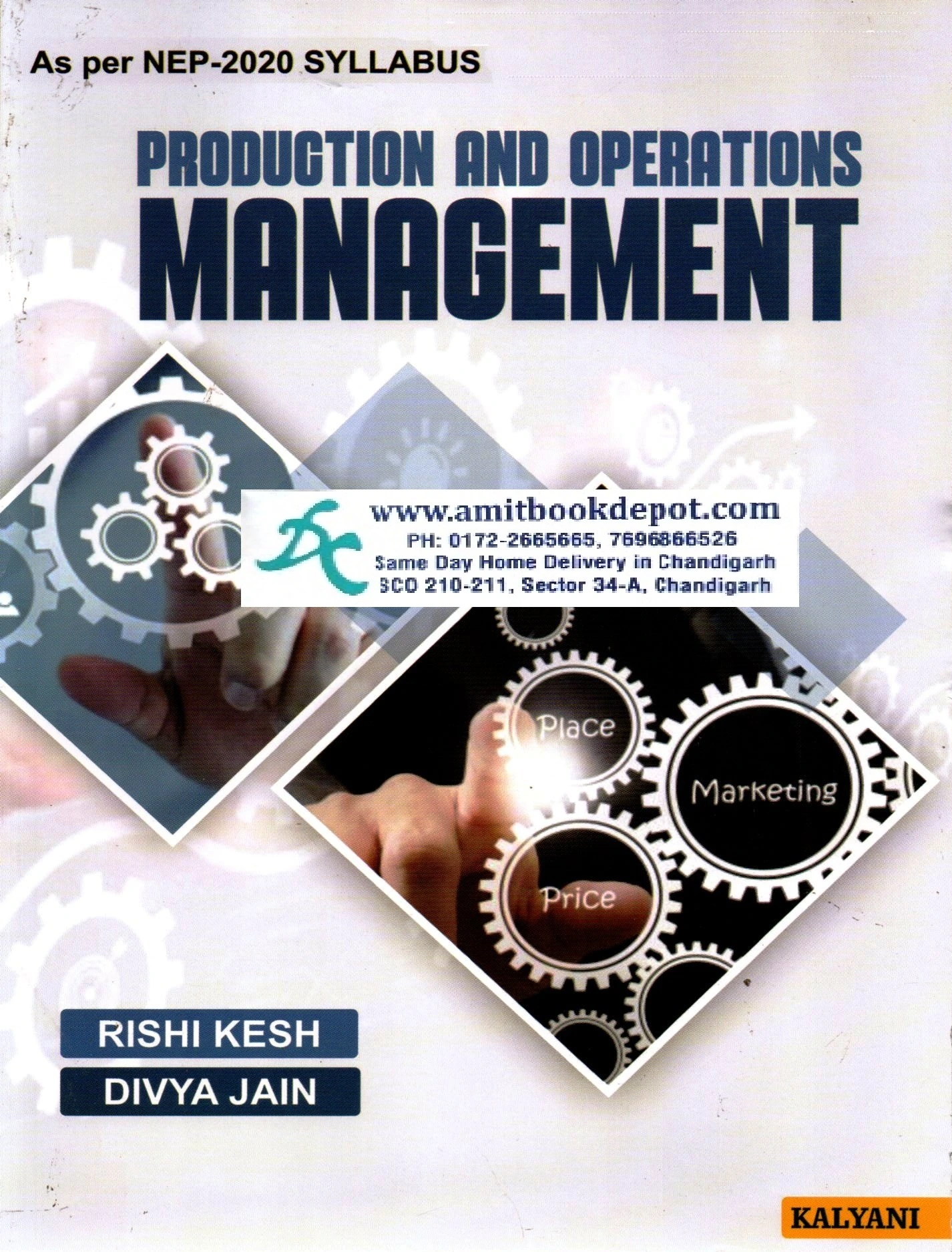 Kalyani Production And Operation Management For BBA 5th Semester Panjab University Chandigarh (NEP)