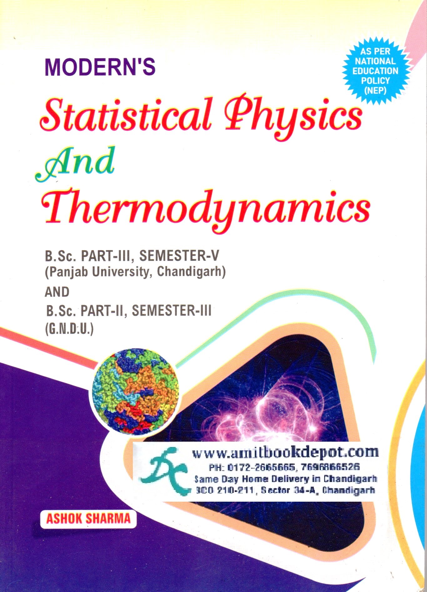 Modern's Statistical Physics And Thermodynamics For BSc 5th Semester Panjab Uiversity Chandigarh