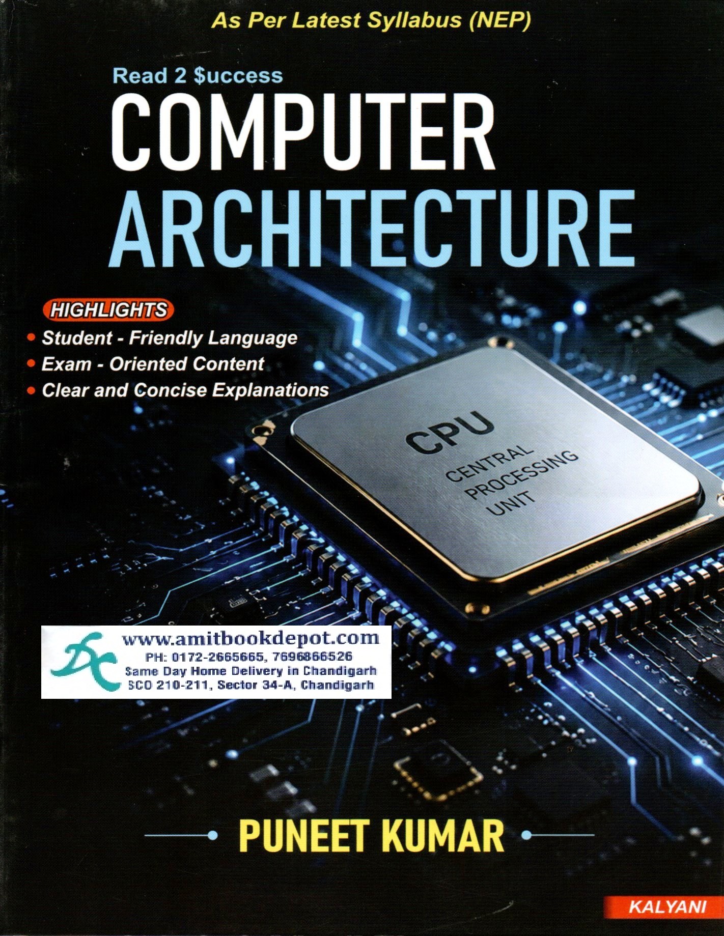 Kalyani Computer Architecture New Edition As per NEP Syllabus For BCA 3rd Sem PU Chandigarh