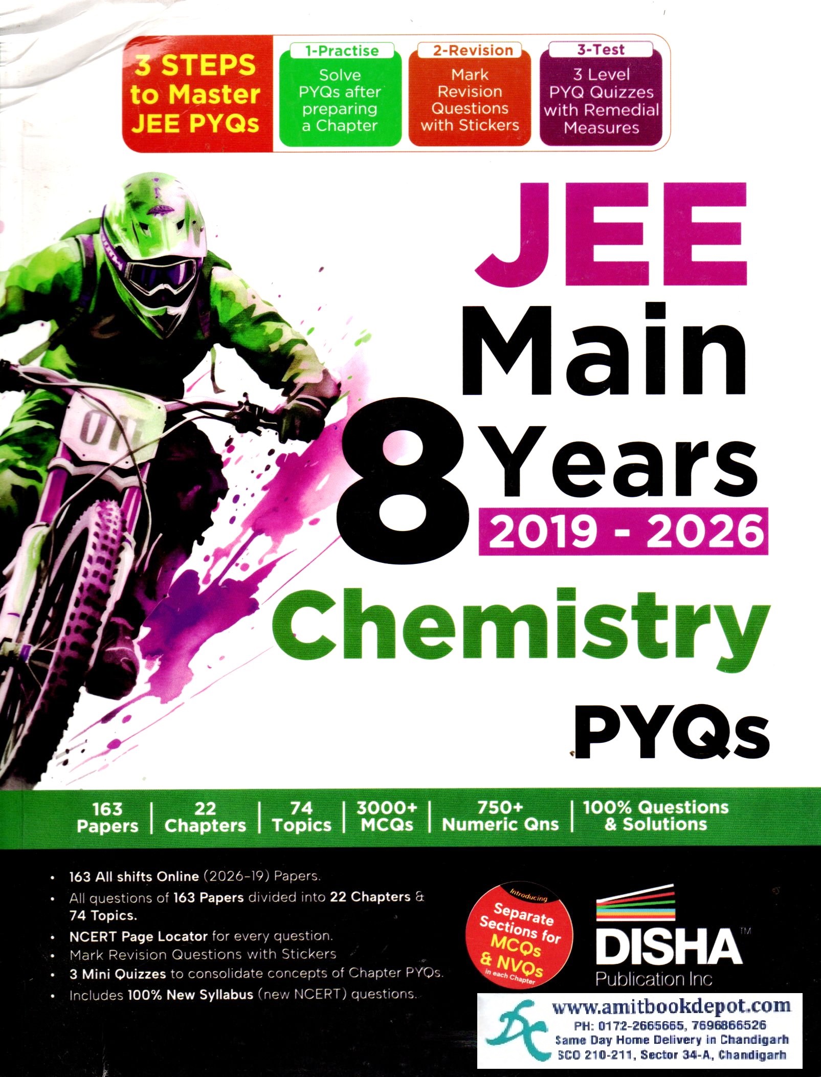 Disha JEE Main Chemistry 8 Years (2019-2026) PYQS