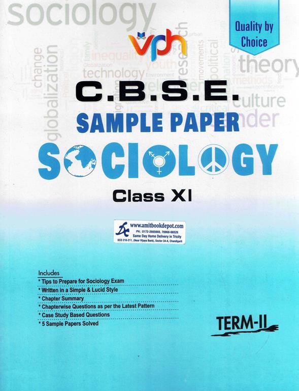 Vohra CBSE Sample Paper Sociology for Term 2 Class 11th