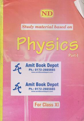 Study Material Based On Physics Part 1 Class 11th (OLD)