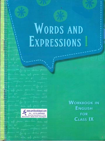 NCERT Words and Expressions 1 Workbook in English for Class 9th (OLD)