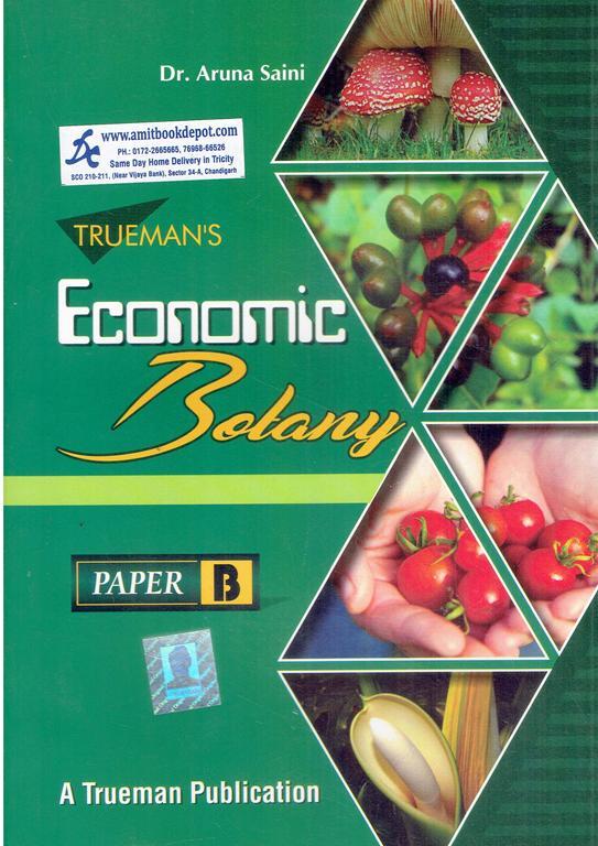 Trueman Economic Botany Paper B BSc 6th Semester PU Chandigarh