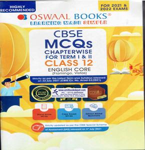 Oswaal CBSE Question Bank Chapter Wise Solutions English Core Class 12th