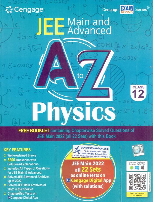 A To Z Physics for Jee Main Advanced for  Class 12th (NEW)