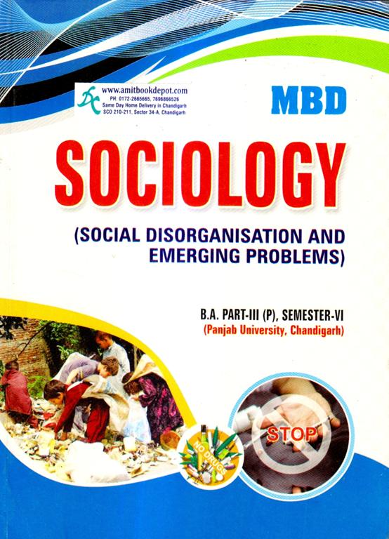 MBD Sociology BA 6th Sem PU (Punjabi Medium)