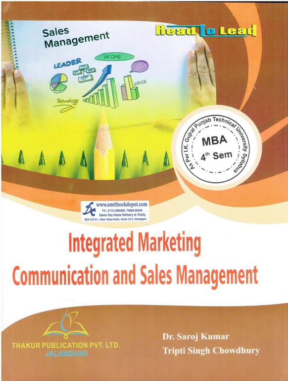 Integrated Marketing Communication and Sales Management MBA 4th Sem PTU